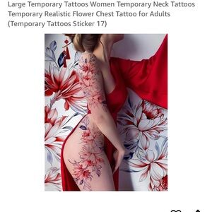 Floral Temporary Tattoos